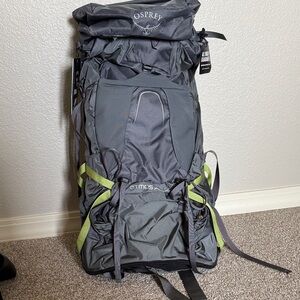 Osprey Charcoal and Lime Backpack